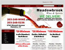 Tablet Screenshot of meadowbrookspirits.com